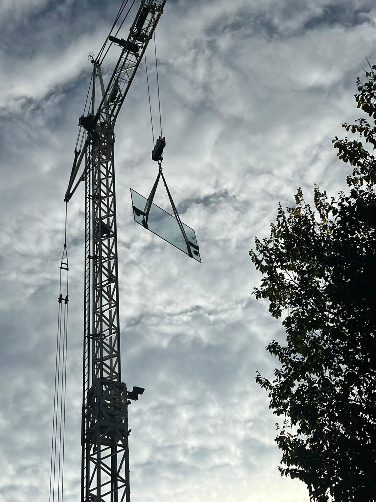 Detailfoto glaswerk - glasbewerking en afwerking door Glashandel Piket