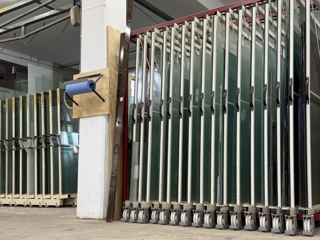 Glasopslag groot formaat platen